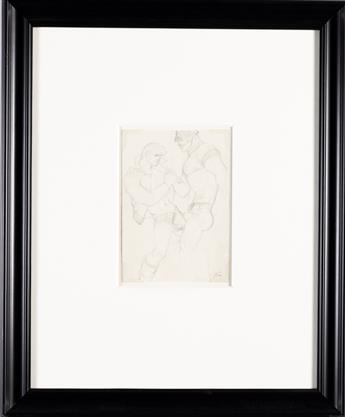 TOM OF FINLAND (1920-1991) Untitled (Preparatory drawing).